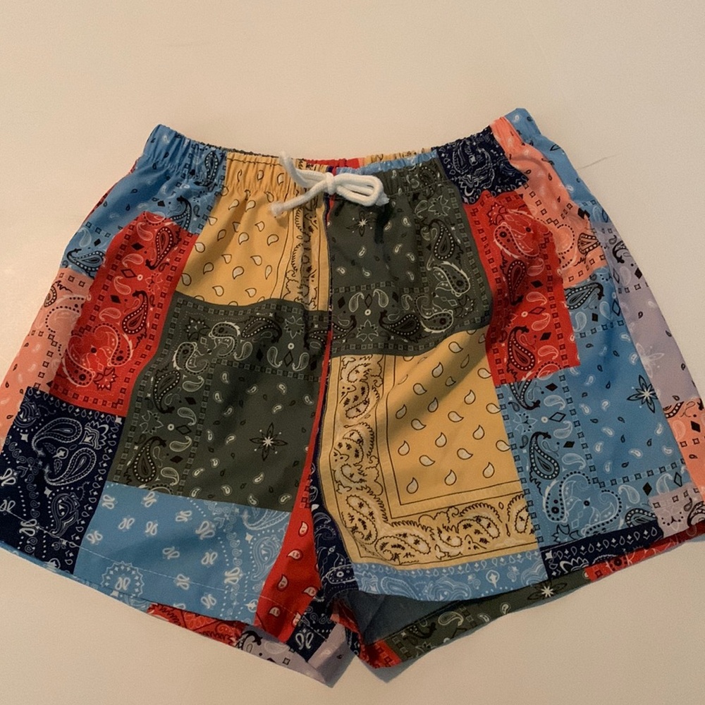 SHEIN patchwork shorts for girls